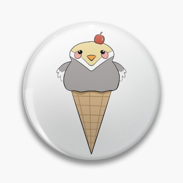 Item preview, Ice cream birb designed and sold by Alexandra Corinne.