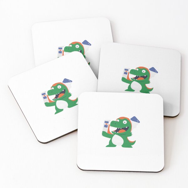 Item preview, Dinosaur taking a selfie on International Selfie Day designed and sold by teacherpeiyuan.