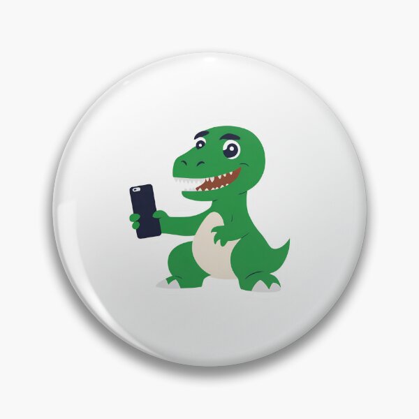 Item preview, Dinosaur taking a selfie on International Selfie Day designed and sold by teacherpeiyuan.