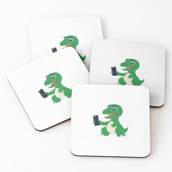 Item preview, Dinosaur taking a selfie on International Selfie Day designed and sold by teacherpeiyuan.