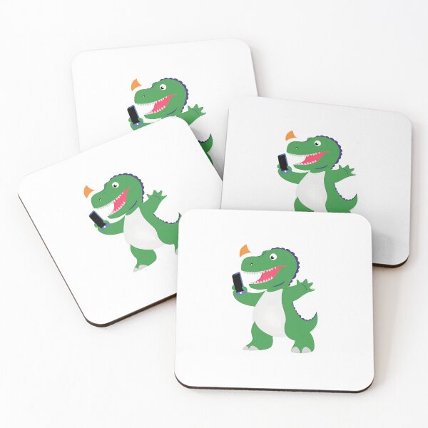 Item preview, Dinosaur taking a selfie on International Selfie Day designed and sold by teacherpeiyuan.