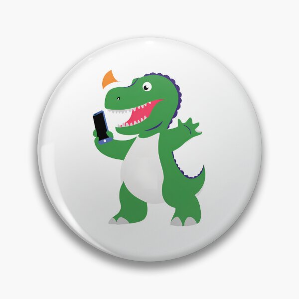 Item preview, Dinosaur taking a selfie on International Selfie Day designed and sold by teacherpeiyuan.