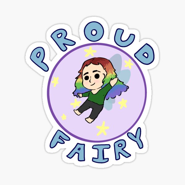 Item preview, Queer Gay Pride Rainbow Fairy designed and sold by oliverbones777.