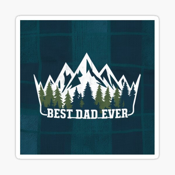 Item preview, Best Dad Ever - Flannel Background designed and sold by Exodoi.