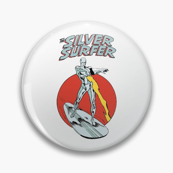 Item preview, The Silver Surfer Retro designed and sold by arfabasoko.
