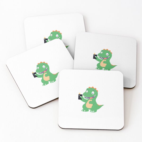 Item preview, Dinosaur taking a selfie on International Selfie Day designed and sold by teacherpeiyuan.