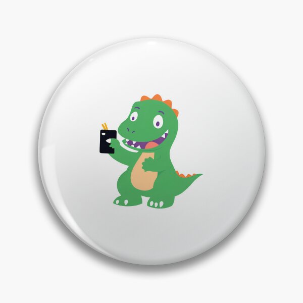 Item preview, Dinosaur taking a selfie on International Selfie Day designed and sold by teacherpeiyuan.