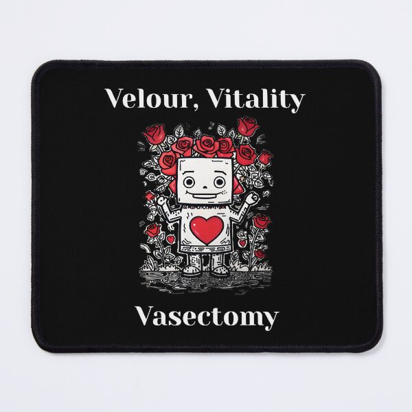 Item preview, Velour, Vitality, Vasectomy - sarcastic quote, cute cartoon, a funny designed and sold by ChuckleCharmz.