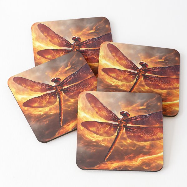 Item preview, Odonata of Flame Print designed and sold by OrderofOdonata.