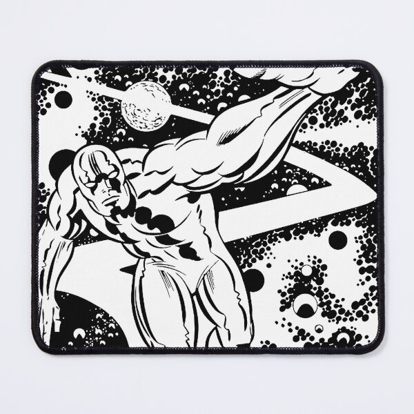 Item preview, Silver Surfer Black White Art designed and sold by arfabasoko.