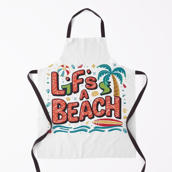 Item preview, Bold & Playful: 'Life's a Beach' with Beachy Elements designed and sold by podekom.