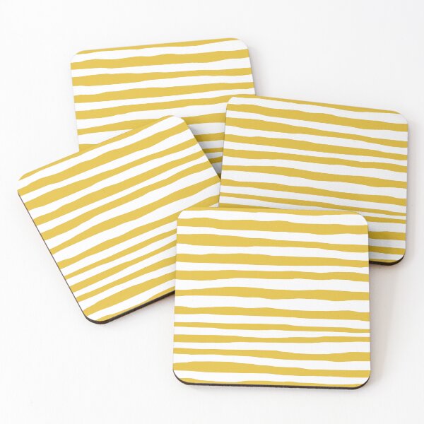 Item preview, Horizontal Stripes Yellow and White designed and sold by tonymagnerart.