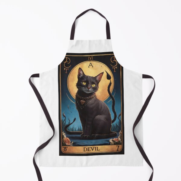 Item preview, Tarot card devil cat designed and sold by SaNNty.