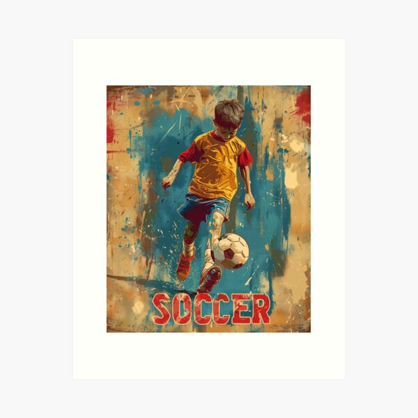 Item preview, Soccer! designed and sold by ArtWildCreate.