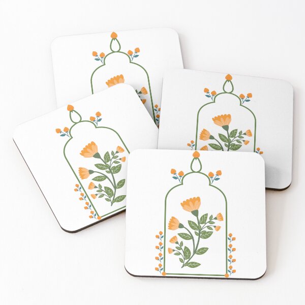 Item preview, Mughal Floral Tile print designed and sold by ddesignnstudio.