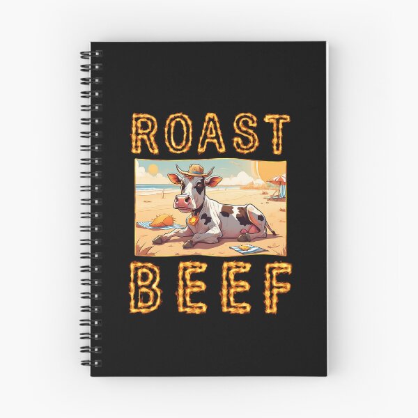 Item preview, Funny Roast Beef Sunbathing Tanning Cow Sun designed and sold by Betsytiptoe.