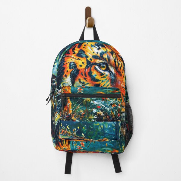 Item preview, The tiger in its wild habitat focused to attack designed and sold by PixelCraftDSG.