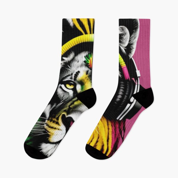 Item preview, Pop Art Rasta Lion by Music Genius Art designed and sold by musicgeniusart.