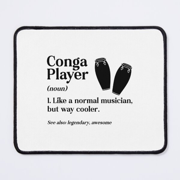 Item preview, Conga Player Like A Normal Drummer Conga Player designed and sold by tshirtconcepts.