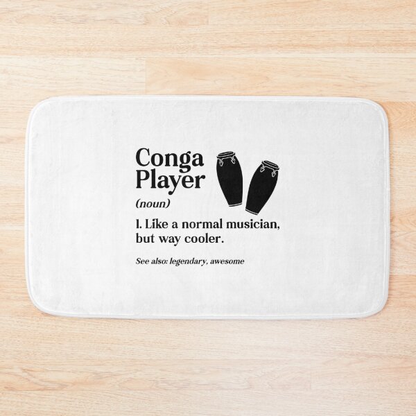 Item preview, Conga Player Like A Normal Drummer Conga Player designed and sold by tshirtconcepts.