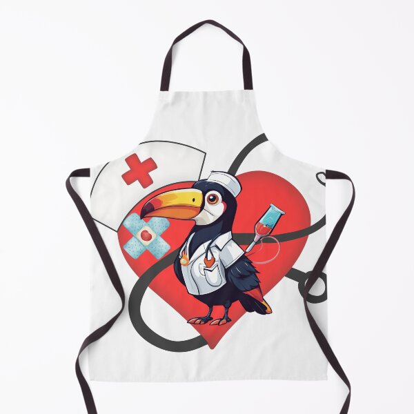 Item preview, Toucan nurse designed and sold by Yeyishop.