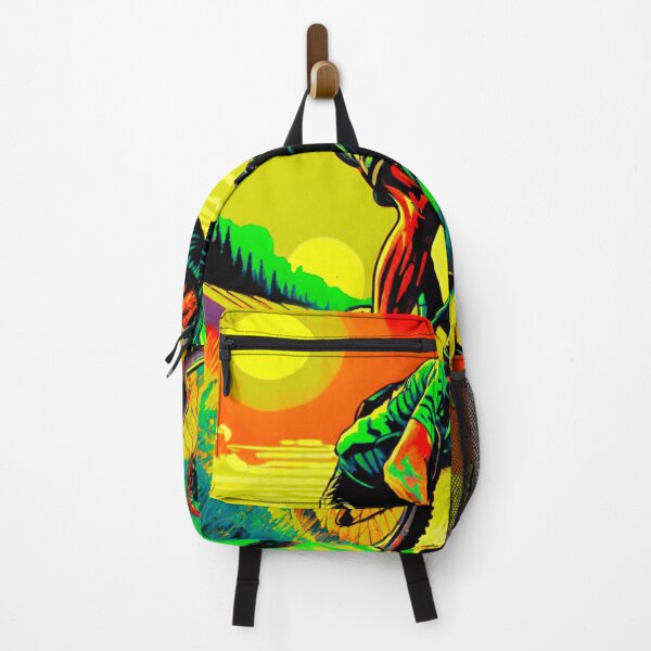 Item preview, Citrus Thrust: Orange, Yellow, and Green MTB Adventure designed and sold by GrizzlyCollective.