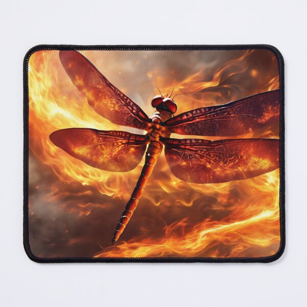 Item preview, Odonata of Flame Print designed and sold by OrderofOdonata.