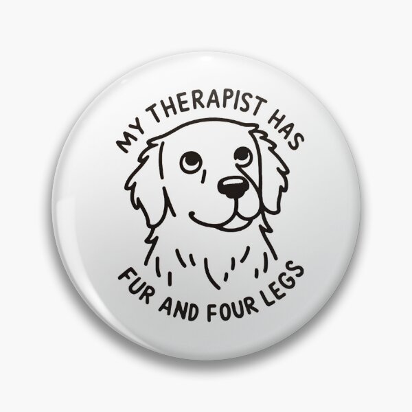 Item preview, Furry Therapist - Golden Retriever Gift designed and sold by UmbrellaStudio1.
