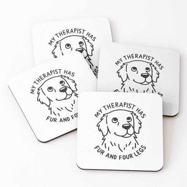 Item preview, Furry Therapist - Golden Retriever Gift designed and sold by UmbrellaStudio1.