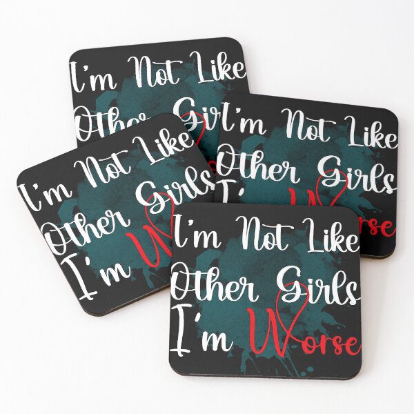 Item preview, I'm not like other girls, I'm worse designed and sold by Mahmoud Salah.