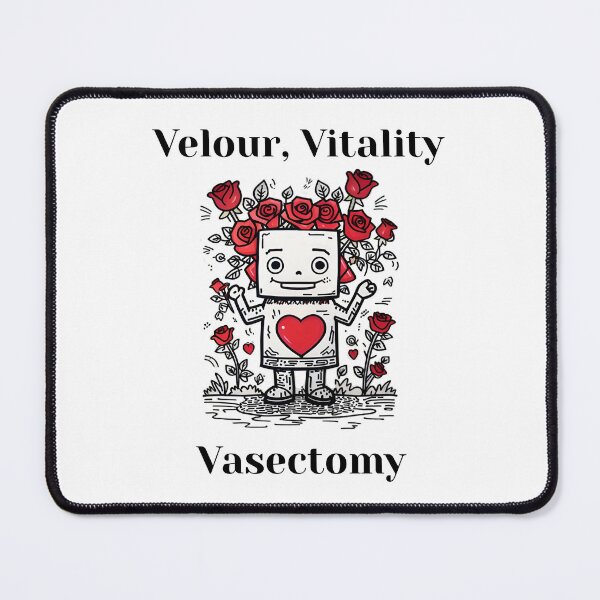 Item preview, Velour, Vitality, Vasectomy - sarcastic quote, cute cartoon, a funny designed and sold by ChuckleCharmz.