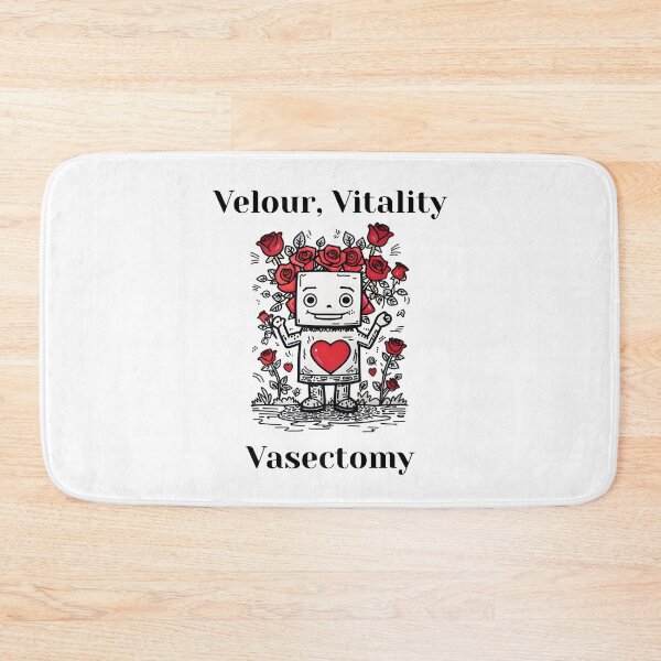 Item preview, Velour, Vitality, Vasectomy - sarcastic quote, cute cartoon, a funny designed and sold by ChuckleCharmz.