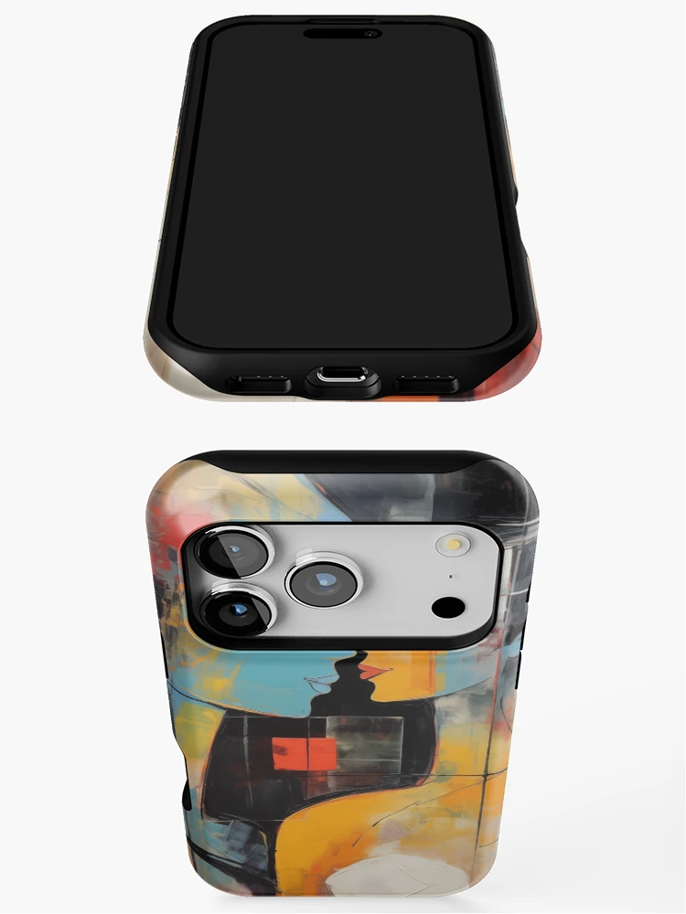 Thumbnail 3 of 4, iPhone Case, Abstract Couple designed and sold by Rtymer.