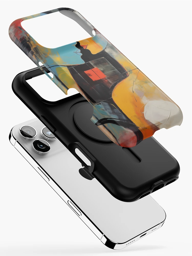 Thumbnail 2 of 4, iPhone Case, Abstract Couple designed and sold by Rtymer.