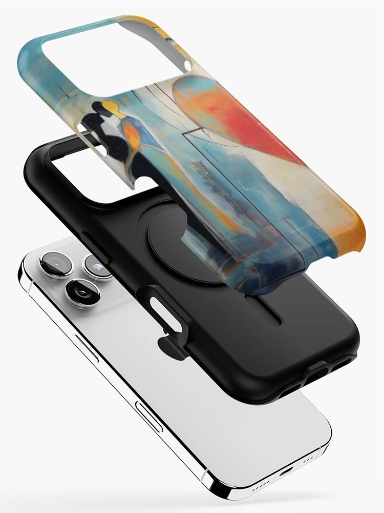 Thumbnail 2 of 4, iPhone Case, Abstract Couple designed and sold by Rtymer.