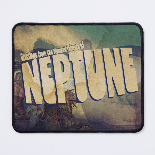 Item preview, Postcard from The Flooded Islands of Neptune designed and sold by meech00.