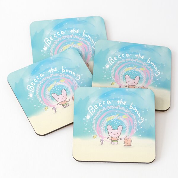 Item preview, A cute bunny, dog, bird in a dreamy land designed and sold by momoSlimomo.