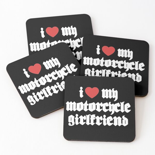 Item preview, I ❤️ My Motorcycle Girlfriend designed and sold by GraveDigHer.