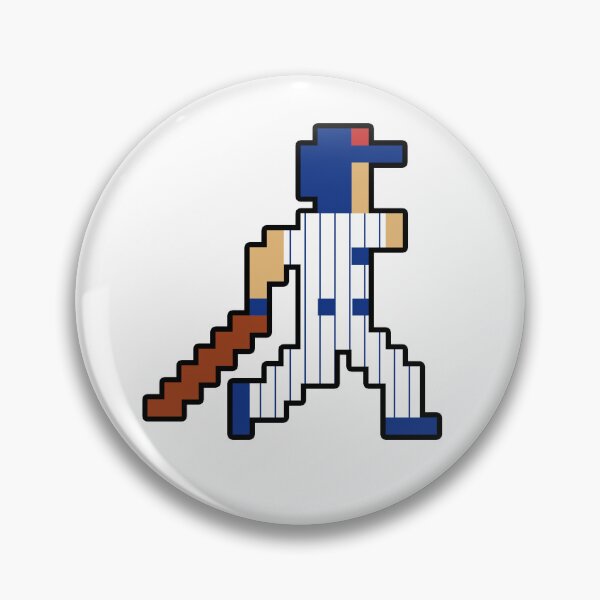 Item preview, 8-Bit Chicago Retro Pixel Baseball Player designed and sold by Bo-Bros-Tees.