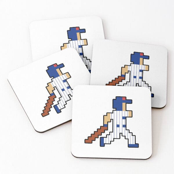 Item preview, 8-Bit Chicago Retro Pixel Baseball Player designed and sold by Bo-Bros-Tees.