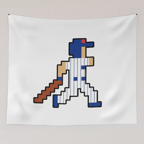 Item preview, 8-Bit Chicago Retro Pixel Baseball Player designed and sold by Bo-Bros-Tees.