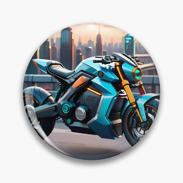 Item preview, Futuristic Fun The Electric Motorcycle Adventure designed and sold by TheArtOfPat.