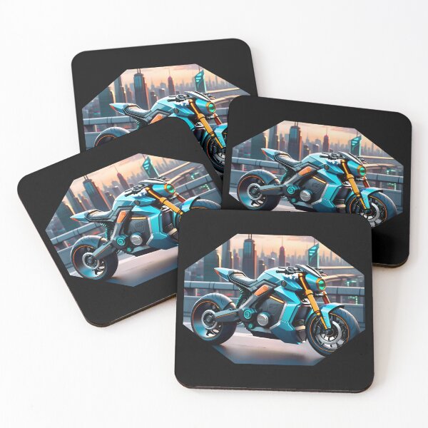 Item preview, Futuristic Fun The Electric Motorcycle Adventure designed and sold by TheArtOfPat.