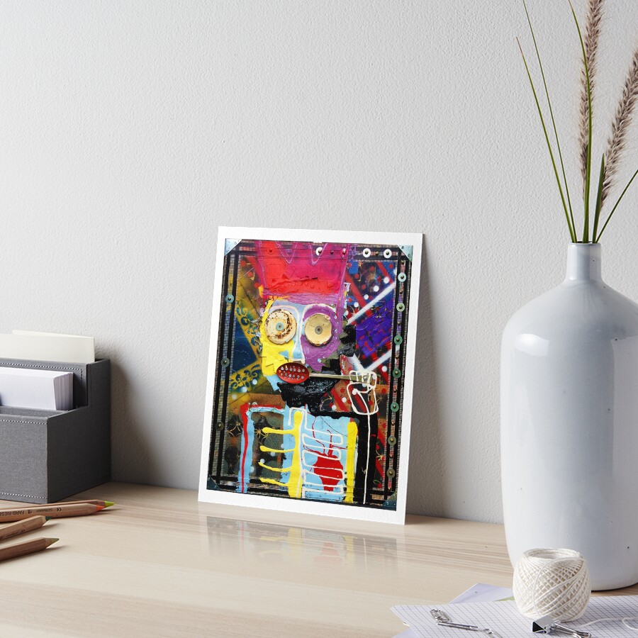 Feast Up Young King Art Board Print