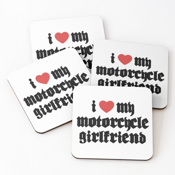 Item preview, I ❤️ My Motorcycle Girlfriend designed and sold by GraveDigHer.