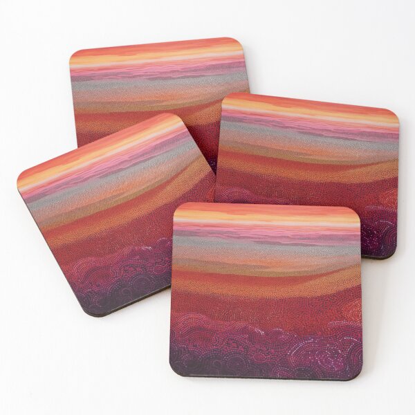 Item preview, Aboriginal Inspired Dot Art - Sunset Sky designed and sold by GrinGalore.