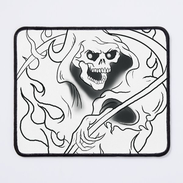Item preview, Grim Reaper tattoo designed and sold by MatrixTattoo.