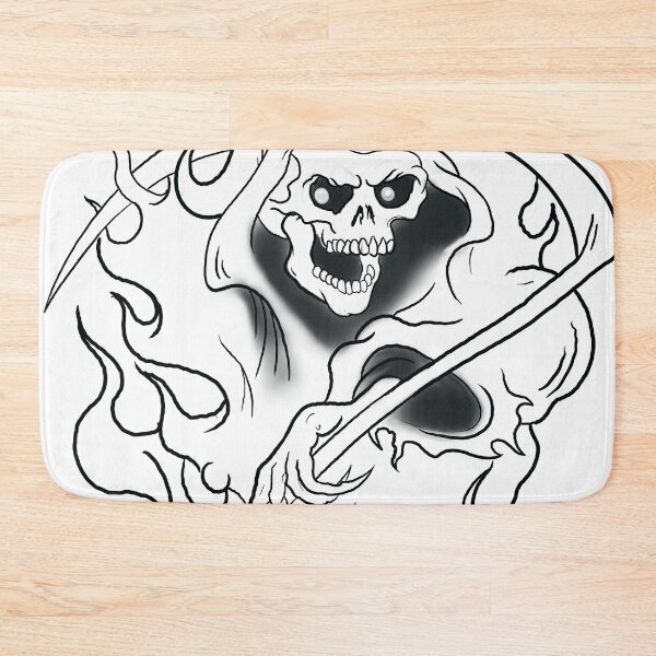 Item preview, Grim Reaper tattoo designed and sold by MatrixTattoo.
