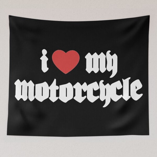 Item preview, I ❤️ My Motorcycle designed and sold by GraveDigHer.