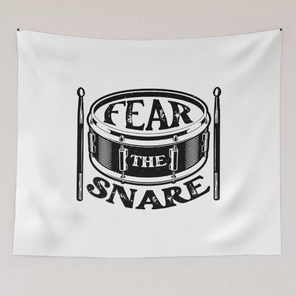Item preview, Fear The Snare Snare Drum Marching Band Drummer designed and sold by tshirtconcepts.